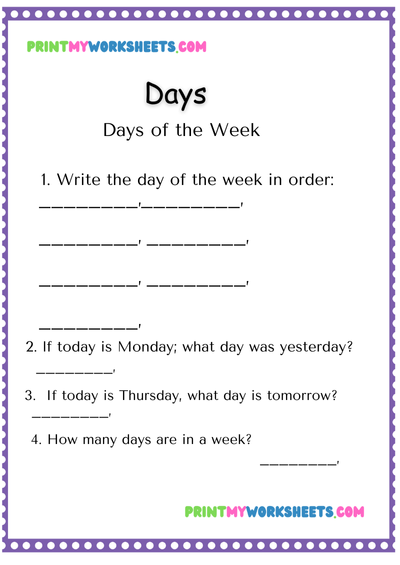Free Learning Calendar Worksheet